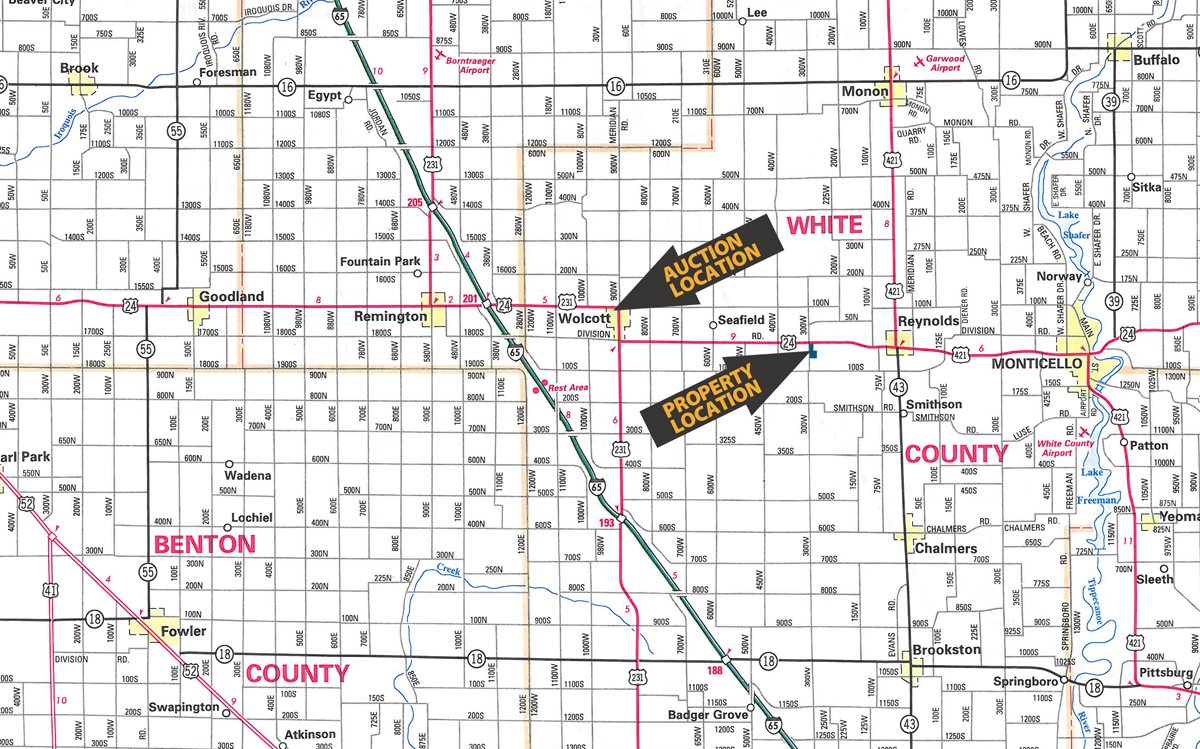 Area map - 57+/- Acres Land Auction